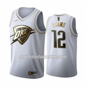 Maillot Homme Oklahoma City Thunder Steven Adams 12 2019-20 Nike Blanc Golden Edition Swingman